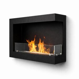 Alevora Şömine L Tipi Sağ Açık 60 cm Burner Bioethanol Şömine