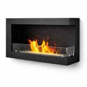 Alevora Şömine L Tipi Sağ Açık 120 cm Burner Bioethanol Şömine