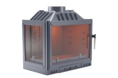 Alevora Şömine 80’lik Yana Açılır Sol Camlı Döküm Şömine Haznesi