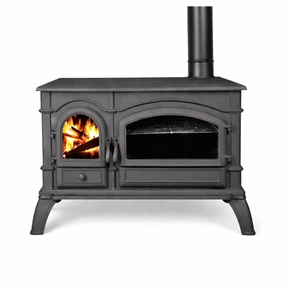 Alevora Şömine Sefer Döküm Soba (SD-108 Smyrna) | Dayanıklı ve Yüksek Performanslı Odun Sobası