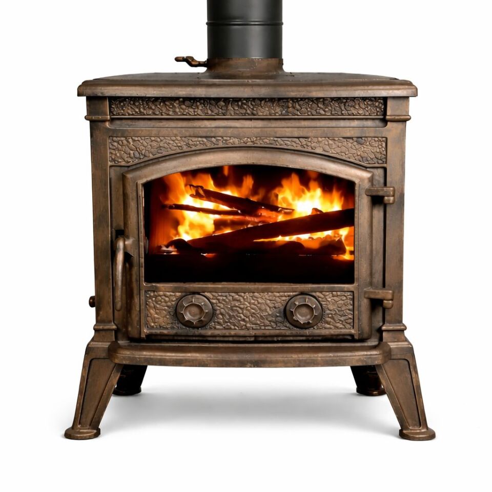 Alevora Şömine Sefer Döküm Soba (SD-117 Likya) | Orta ve Büyük Alanlar İçin Etkili Isı Çözümü