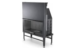 Alevora Şömine 110’luk Düz Asansörlü Şömine Haznesi