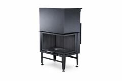 Alevora Şömine 70 Sağ Camlı Asansörlü Şömine Haznesi