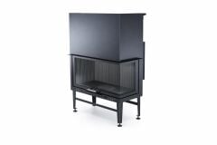 Alevora Şömine 100 Sağ Camlı Asansörlü Şömine Haznesi