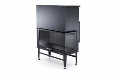 Alevora Şömine 110 Sağ Camlı Asansörlü Şömine Haznesi