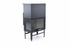 Alevora® 80 Sol Camlı Asansörlü Şömine Haznesi