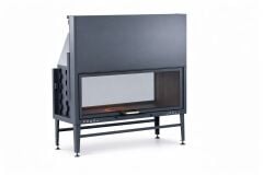 Alevora Şömine 130 Tünel Asansörlü Çift Taraflı Şömine Haznesi