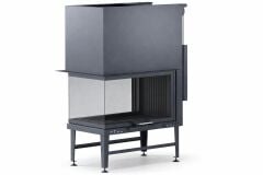 Alevora Şömine 90 Epi Asansörlü Şömine Haznesi