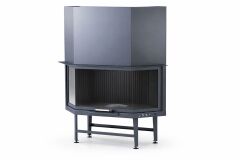 Alevora Şömine 110 Prizma Asansörlü Şömine Haznesi | Rustik Estetik ve Yüksek Performans