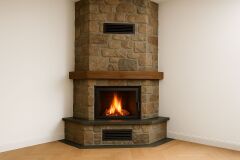 Yana Açılır Şömine – Rustik Tarz ve Modern Mekanizma