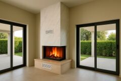 Alevora Şömine Asansörlü Şömine – Pik Döküm Hazne ve Yüksek Performanslı Sistem