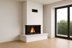 Alevora® Asansörlü Şömine – Ağır Döküm Gövde