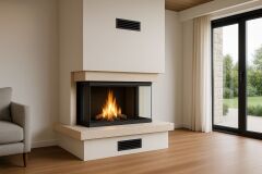 Alovera Şömine Şömine Modelleri – Modern U Tipi ve Üç Cepheli Tasarımlar