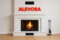 Alevora Şömine Klasik Odunlu Şömine Modeli – 70’lik Pik Döküm Hazne