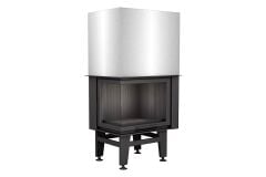 Alevora Şömine 75 Sol Camlı Asansörlü Şömine Haznesi