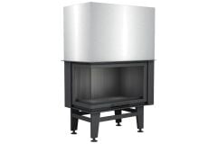 Alevora Şömine 85 Sol Camlı Asansörlü Şömine Haznesi