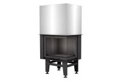 Alevora Şömine 75 Sağ Camlı Asansörlü Şömine Haznesi