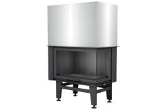 Alevora Şömine 85 Sağ Camlı Asansörlü Şömine Haznesi