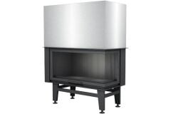 Alevora Şömine 115 Sağ Camlı Asansörlü Şömine Haznesi