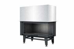 Alevora Şömine 125 Sağ Camlı Asansörlü Şömine Haznesi