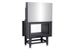 Alevora Şömine 95 Tünel Asansörlü Çift Taraflı Şömine